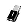 Miniatyrbillede 7 af 11: BASEUS ADAPTER MINI ADAPTER FRA MICRO USB TIL USB-C HOLDBAR SORT