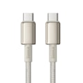 Miniatyrbild 4 av 11: Baseus Tungsten Gold USB-C / USB-C kabel 100W 1m - gull