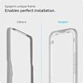 Miniatyrbillede 6 af 9: HÆRDET GLAS SPIGEN ALM GLASS FC IPHONE 13 / 13 PRO / 14 SORT