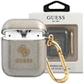 Miniatyrbild 1 av 7: Gjett GUA2UCG4GK AirPods deksel svart/svart Glitter Collection
