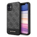 Miniatyrbild 1 av 7: Guess GUHCN61G4GLGR iPhone 11 6.1" / Xr grått/grå hårt fodral 4G Stripe Collection