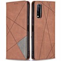 Miniatyrbild 1 av 11: Zaps Origami-Fodral För Xiaomi Vivo Y11S Y20S Brunt