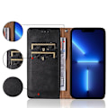 Miniatyrbild 6 av 6: Magnet Strap Case Case for Xiaomi Redmi Note 11 Lommebokbeskyttelse + Mini lanyard anheng svart