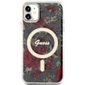 Miniatyrbild 4 av 9: Guess GUHMN61HCFWSA-deksel til iPhone 11 / Xr grønn/khaki hardt deksel Flower MagSafe