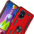 Miniatyrbild 2 av 8: Spacecase Case Ring Case För Samsung Galaxy A41 Röd