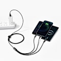 Miniatyrbild 6 av 11: Baseus Tungsten 3-i-1 kabel USB - USB Type C / Lightning / micro USB 3,5 A 1,5 m svart (CAMLTWJ-01)