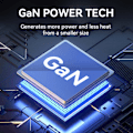 Miniatyrbild 9 av 11: Wozinsky WGCSB 240W GaN vegglader USB-A / 3 x USB-C - svart