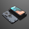 Miniatyrbild 5 av 11: Spacecase Case Cover För Poco F2 Pro X-Ring Blå