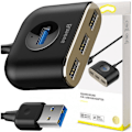 Miniatyrbillede 1 af 11: BASEUS 4IN1 USB MULTIFUNKTIONEL HUB ADAPTER ADAPTER PÅ 1M KABEL