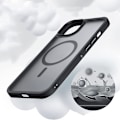 Miniatyrbillede 4 af 5: TECH-PROTECT MAGMAT MAGSAFE IPHONE 12 PRO MAX MAT SORT