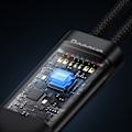 Miniatyrbillede 8 af 11: BASEUS HURTIG OPLADEKABEL 2IN1 USB-C - 2XUSB-C 100W 1,5M SORT