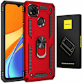 Miniatyrbild 1 av 8: Spacecase Case Cover För Xiaomi Redmi 9C 10A Ring Nx Red