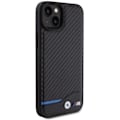 Miniatyrbillede 4 af 8: BMW LÆDER CARBON ETUI TIL IPHONE 15 PLUS - SORT