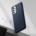 Miniatyrbild 7 av 10: Ringke Onyx slitesterkt beskyttelsesdeksel til Samsung Galaxy A73 marineblå