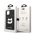 Miniatyrbillede 9 af 9: KARL LAGERFELD GLITTER CHOUPETTE PATCH COVER TIL IPHONE 14 PLUS - SORT