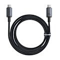 Miniatyrbillede 2 af 11: BASEUS CRYSTAL SHINE CB000089 USB-C / USB-C USB3.2-KABEL 100W 20GBPS 1,5M - SORT