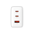 Miniatyrbild 3 av 11: Baseus Cube Pro 65W GaN lader 2x USB-C USB-A - hvit