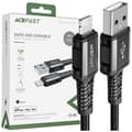 Acefast MFI USB - Lightning-kabel 1,2 m, 2,4 A svart (C1-02 svart)
