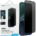 Miniatyrbild 1 av 7: UNIQ Optix Privacy Tempered Glass for iPhone 15/14 Pro med applikator