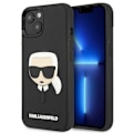 Miniatyrbillede 2 af 9: KARL LAGERFELD 3D GUMMI KARL'S HEAD ETUI TIL IPHONE 14 PLUS - SORT