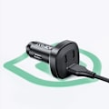 Miniatyrbillede 6 af 11: ACEFAST FAST BILOPLADER 66W 2XUSBC/USB PD QC4.0 AFC FCP SCP