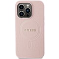 Miniatyrbild 4 av 9: Guess GUHMP13XPSAHMCP-deksel til iPhone 13 Pro Max - rosa Saffiano MagSafe