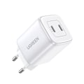 Miniatyrbild 3 av 10: GaN hurtiglader 2 x USB-C 45W QC PD Ugreen CD294 - hvit