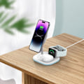 Miniatyrbillede 6 af 7: TECH-PROTECT QI15W-A27 3I1 MAGNETISK MAGSAFE TRÅDLØS OPLADER HVID