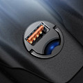 Miniatyrbild 9 av 11: Baseus Tiny Star mini smart USB billader 30W Quick Charge 3.0 grå (VCHX-A0G)