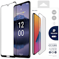 Miniatyrbillede 1 af 10: DUX DUCIS HOLDBART HÆRDET GLAS TIL NOKIA G11 PLUS 9H MED SORT RAMME