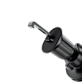 Miniatyrbillede 3 af 9: MAGNETISK HOLDER MED MAGSAFE INDUKTIONSOPLADER PÅ ET GITTER? VENTILATION 15W DUDAO F12MAX - SORT