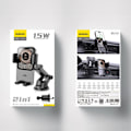 Miniatyrbillede 10 af 11: DUDAO F19 KLEMME BILHOLDER MED 15W INDUKTIV LADER - SORT