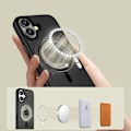 Miniatyrbillede 3 af 8: TECH-PROTECT MAGMAT MAGSAFE IPHONE 16 PLUS MAT SORT