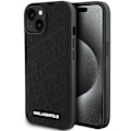 Miniatyrbild 2 av 2: Karl Lagerfeld Quilted K Pattern Deksel til iPhone 15 Plus / 14 Plus - Svart