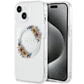 Miniatyrbild 2 av 9: Guess IML Flowers Wreatch MagSafe beskyttelsesdeksel til iPhone 15/14/13 - Gjennomsiktig