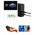 Miniatyrbild 7 av 11: Baseus GaN5 Pro Fast Universal GaN USB Type C / USB-lader 100W PD3.0, QC4.0+, AFC Black (CCGP090201)