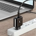 Miniatyrbild 6 av 10: McDodo-nettladdare, universal, rask PD-nedlasting, 20W, 2xUSB, USB-C, LCD