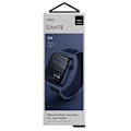 Miniatyrbild 5 av 5: UNIQ Dante armbånd Apple Watch Series 4/5/6/7/8/SE/SE2 42/44/45 mm rustfritt stål blå/koboltblå