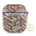 Miniatyrbild 3 av 4: Guess GUA2PGCE4CW-deksel for AirPods 1/2 - brun GCube Charm