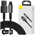 Baseus Tungsten USB - Lightning-kabel 2,4 A 2 m svart (CALWJ-A01)