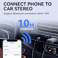 Miniatyrbillede 6 af 11: WOZINSKY WTODB BLUETOOTH 5.3 LYDADAPTER / AUX LYDMODTAGER