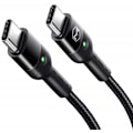 Miniatyrbild 2 av 11: MCDODO KABEL USB-C SPIRALFJÄDER SNABBLADDNING USB TYP C LED 2M
