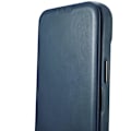 Miniatyrbild 11 av 11: iCarer CE Oil Wax Premium lærfolieveske iPhone 14 Plus lær Flip-veske magnetisk MagSafe Blue (AKI14220707-BU)