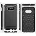 Miniatyrbild 3 av 9: Spacecase Case Carbon Case För Samsung Galaxy S10E Svart
