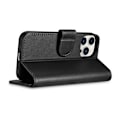 Miniatyrbild 10 av 11: iCarer Lommebokveske 2-i-1 iPhone 14 Pro-deksel Leather Flip Cover Anti-RFID Svart (WMI14220726-BK)