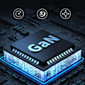 Miniatyrbild 6 av 8: Choetech PD8008 100W GaN hurtiglader 2x USB-A / 2x USB-C - hvit