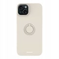 Miniatyrbild 7 av 11: Spacecase Silikon Ringfodral För Iphone 15 Plus Bone Case