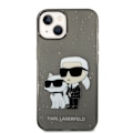 Miniatyrbillede 4 af 9: KARL LAGERFELD GLITTER KARL&CHOUPETTE ETUI TIL IPHONE 14 PLUS - SORT