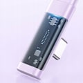 Miniatyrbild 5 av 10: MCDODO ANGLE USB-C-KABEL, TYPE C 3A 65W LILLA 1M SNABBLADDING
