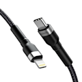Miniatyrbild 2 av 8: Wozinsky WNBCL2 Lightning / USB-C PD 30W kabel 2 m - svart